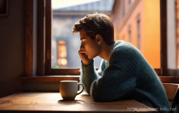 물리화학의 정의 - **Prompt:** A cozy, brightly lit cafe scene with a person (age 18-25, wearing a simple sweater and j...