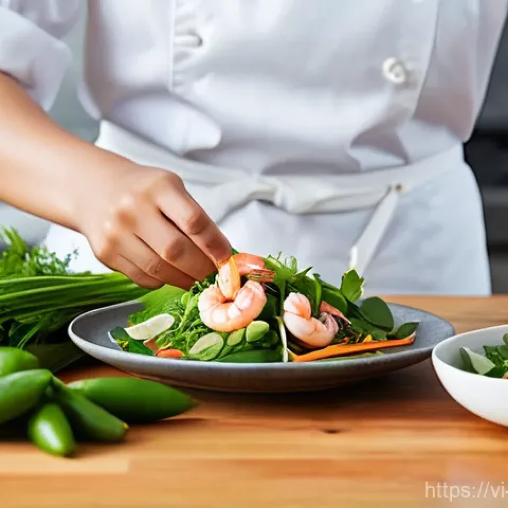 염기와 산 - **Prompt 1: The Art of pH in Vietnamese Cuisine**
"A young Vietnamese woman, elegantly dressed i...