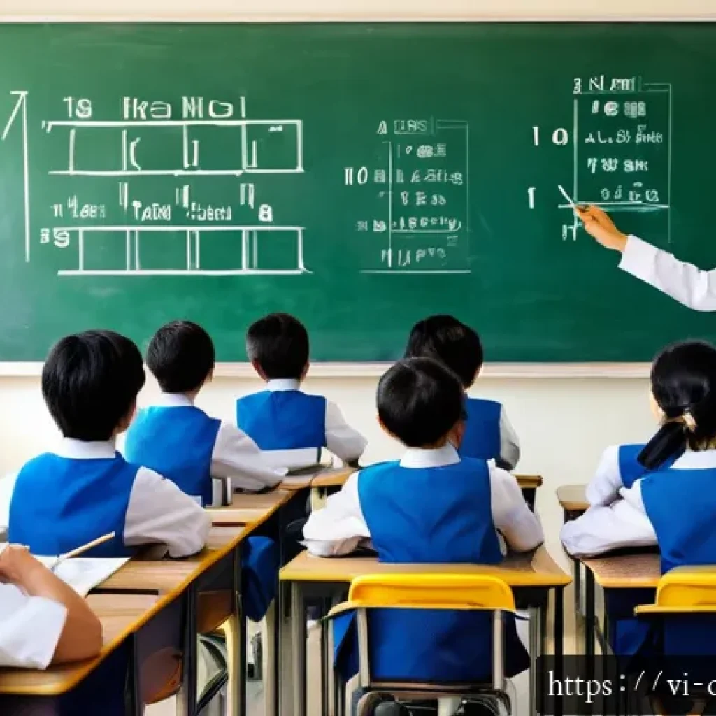 화학적 계산법 - A detailed educational illustration showing a Vietnamese high school chemistry classroom scene with ...